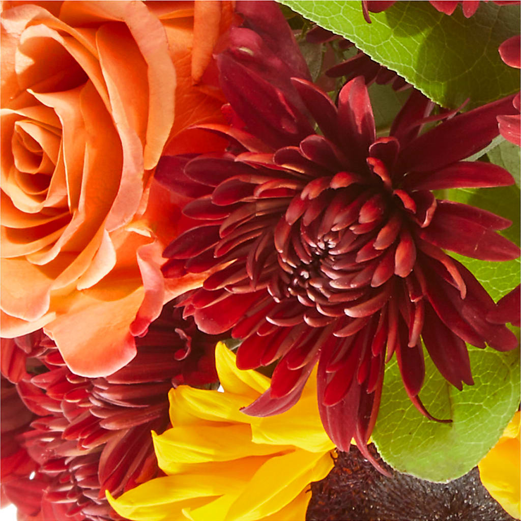 September Sunset Bouquet –  Velvet Leaf And Stem, Las Vegas NV