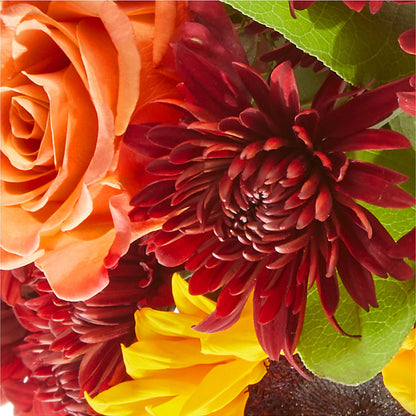 September Sunset Bouquet –  Velvet Leaf And Stem, Las Vegas NV