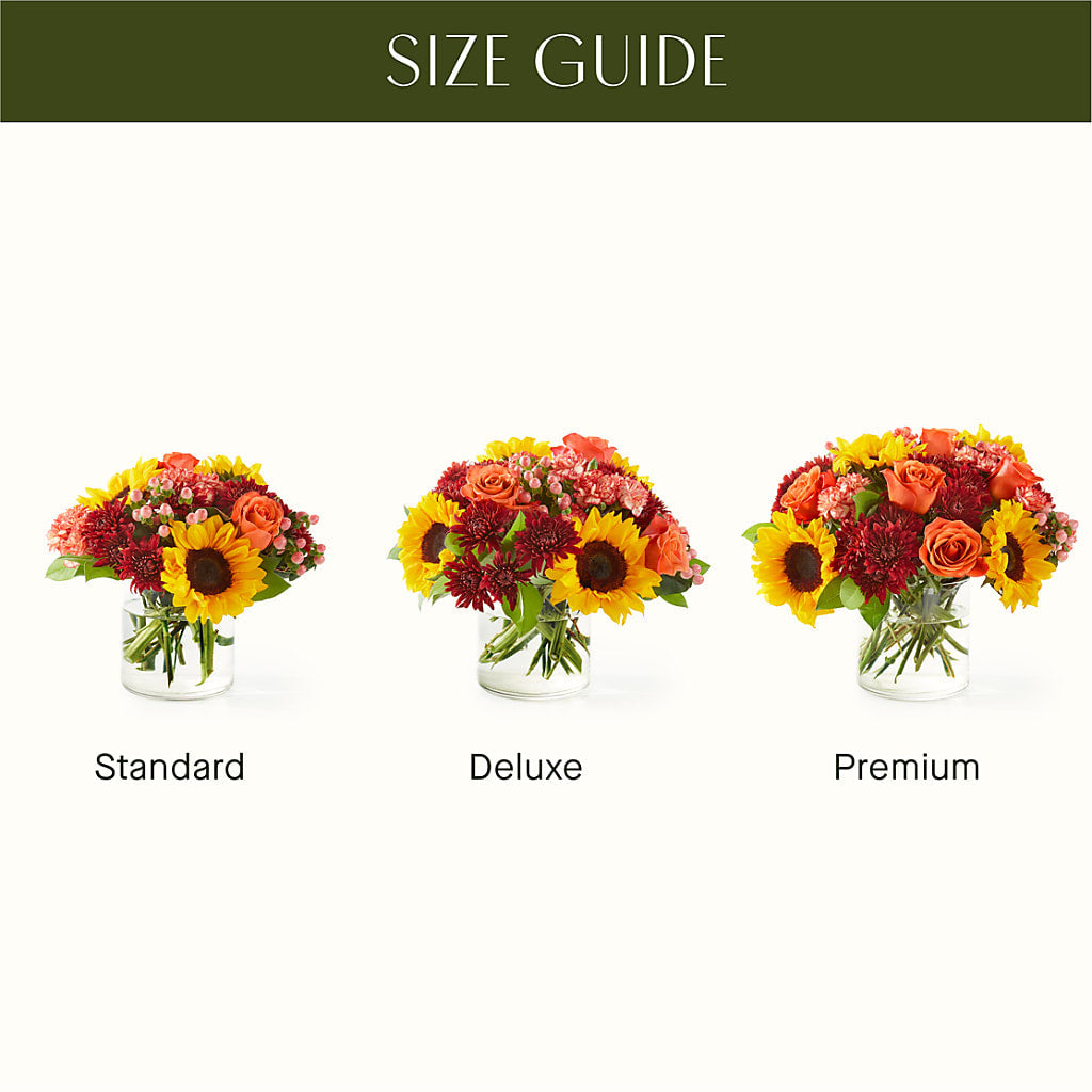 September Sunset Bouquet –  Velvet Leaf And Stem, Las Vegas NV