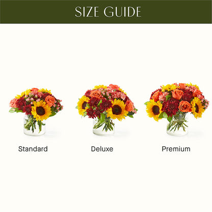 September Sunset Bouquet –  Velvet Leaf And Stem, Las Vegas NV
