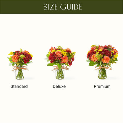Apple Picking Bouquet –  Velvet Leaf And Stem, Las Vegas NV