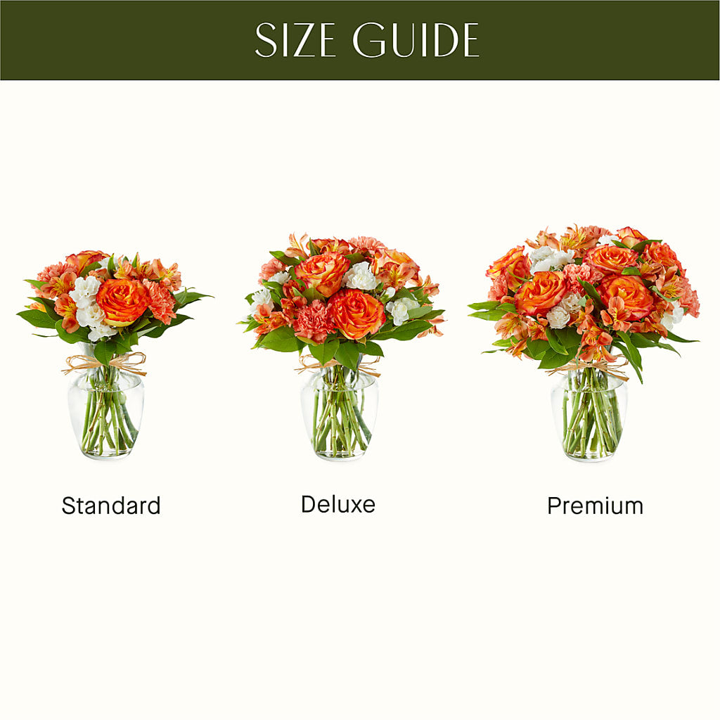 Apricot Glow Bouquet –  Velvet Leaf And Stem, Las Vegas NV