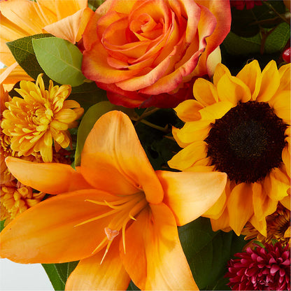 Grateful Centerpiece –  Velvet Leaf And Stem, Las Vegas NV