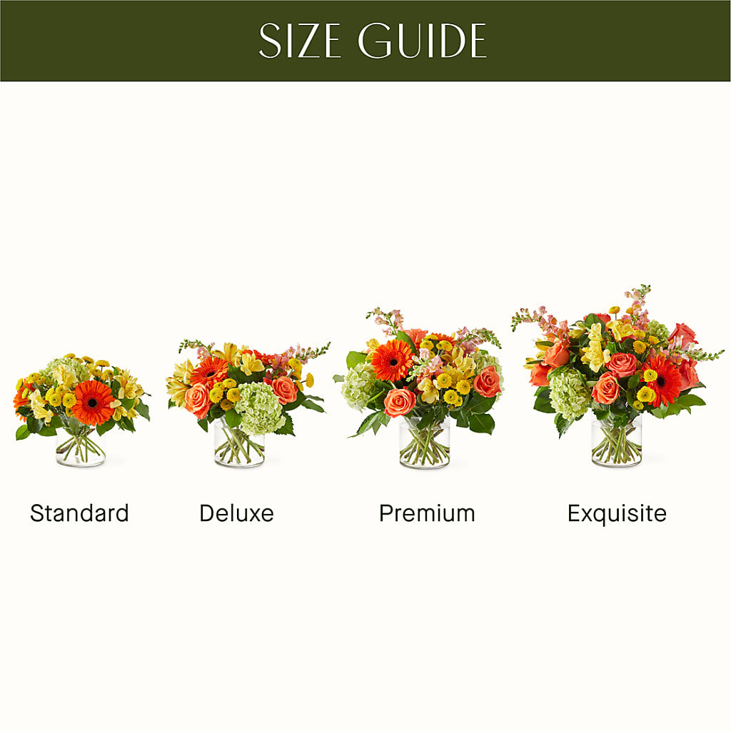 Autumn Sunshine Bouquet –  Velvet Leaf And Stem, Las Vegas NV