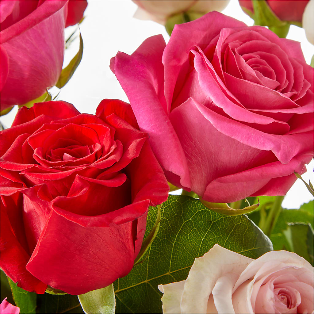 Charming Rose Bouquet –  Velvet Leaf And Stem, Las Vegas NV