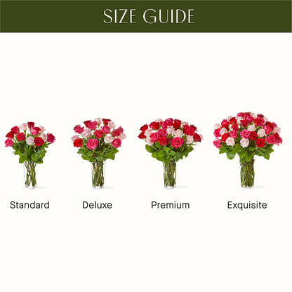 Charming Rose Bouquet –  Velvet Leaf And Stem, Las Vegas NV