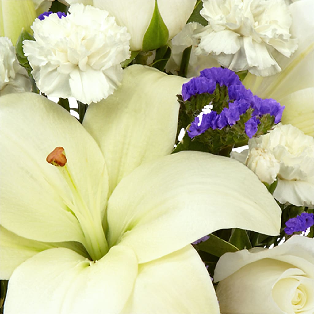 Sapphire Rush Bouquet –  Velvet Leaf And Stem, Las Vegas NV