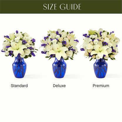 Sapphire Rush Bouquet –  Velvet Leaf And Stem, Las Vegas NV