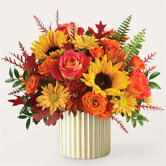Fall Campfire Bouquet –  Velvet Leaf And Stem, Las Vegas NV