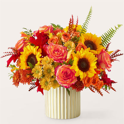 Fall Campfire Bouquet –  Velvet Leaf And Stem, Las Vegas NV