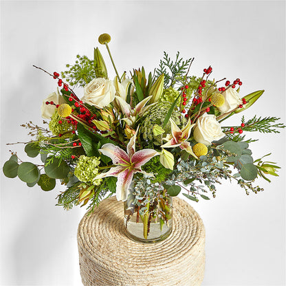 Berry & Bright Bouquet –  Velvet Leaf And Stem, Las Vegas NV