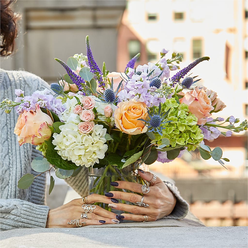 Porch Swing Bouquet –  Velvet Leaf And Stem, Las Vegas NV