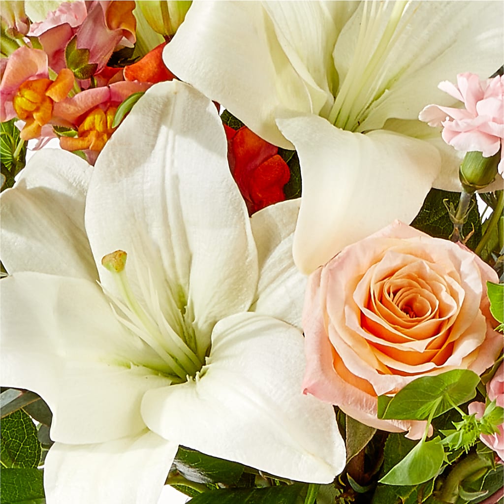 Grapefruit Splash Bouquet –  Velvet Leaf And Stem, Las Vegas NV