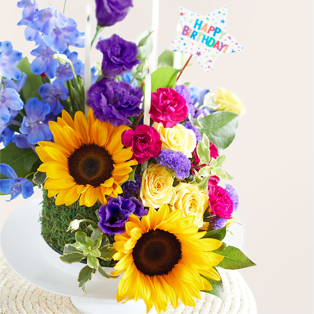 Star of the Day Floral Cake –  Velvet Leaf And Stem, Las Vegas NV