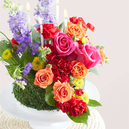 Best Year Yet Floral Cake –  Velvet Leaf And Stem, Las Vegas NV