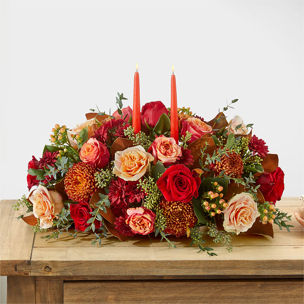 Gather Near Centerpiece –  Velvet Leaf And Stem, Las Vegas NV