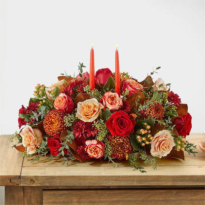 Gather Near Centerpiece –  Velvet Leaf And Stem, Las Vegas NV