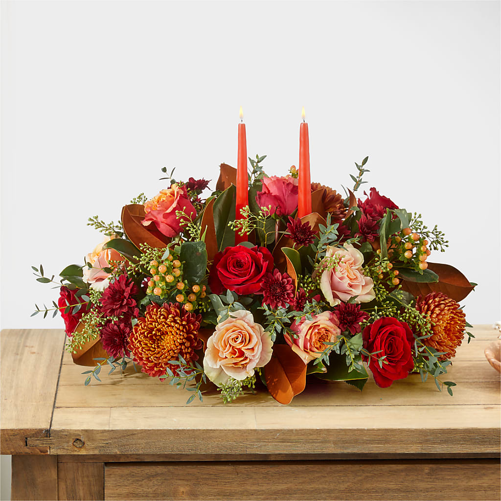Gather Near Centerpiece –  Velvet Leaf And Stem, Las Vegas NV