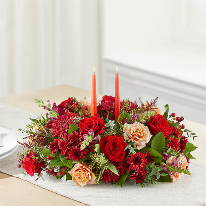 Most Thankful Centerpiece –  Velvet Leaf And Stem, Las Vegas NV