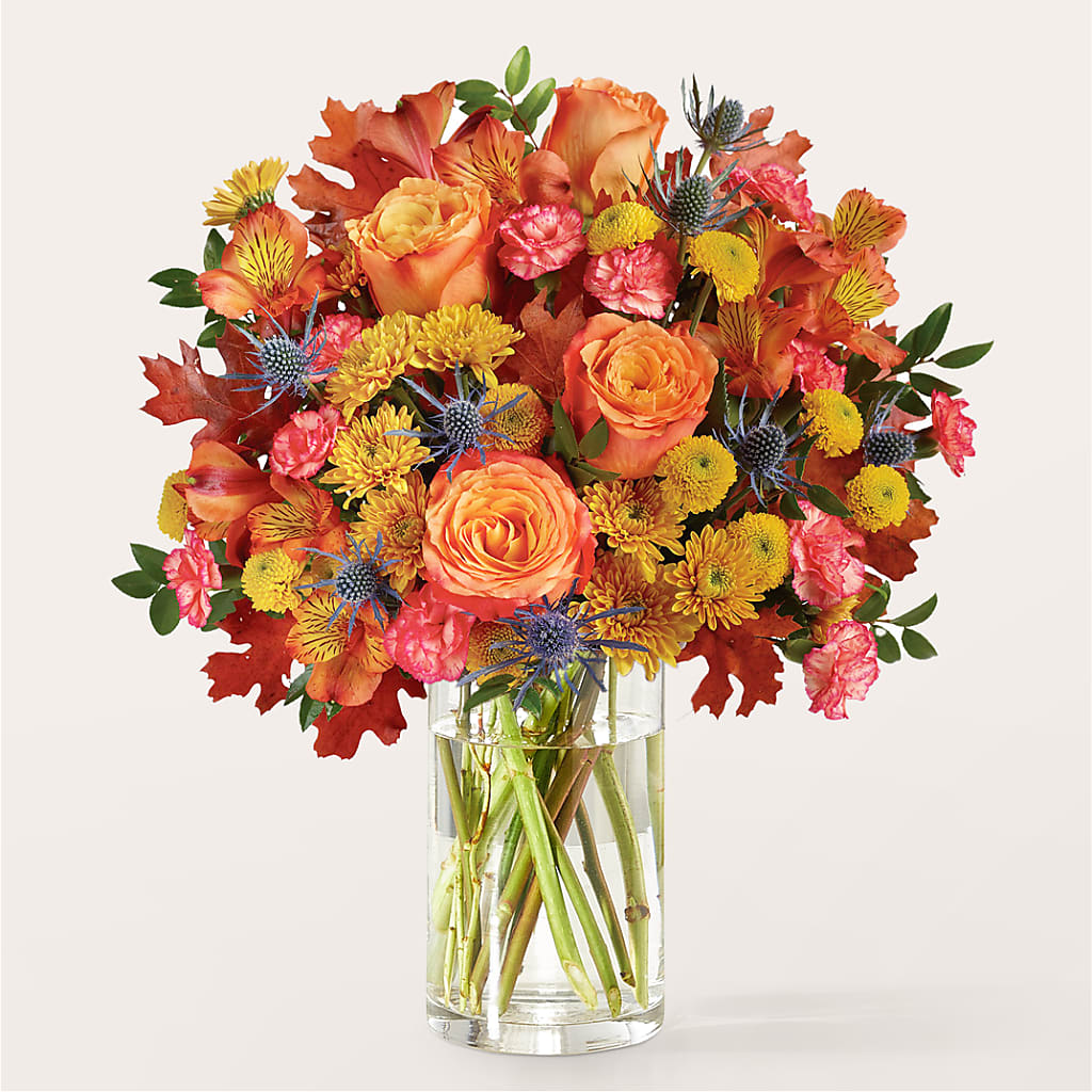 Winds of Autumn Bouquet –  Velvet Leaf And Stem, Las Vegas NV