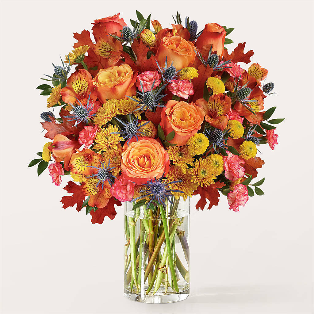 Winds of Autumn Bouquet –  Velvet Leaf And Stem, Las Vegas NV