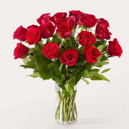 The One Red Rose Bouquet –  Velvet Leaf And Stem, Las Vegas NV
