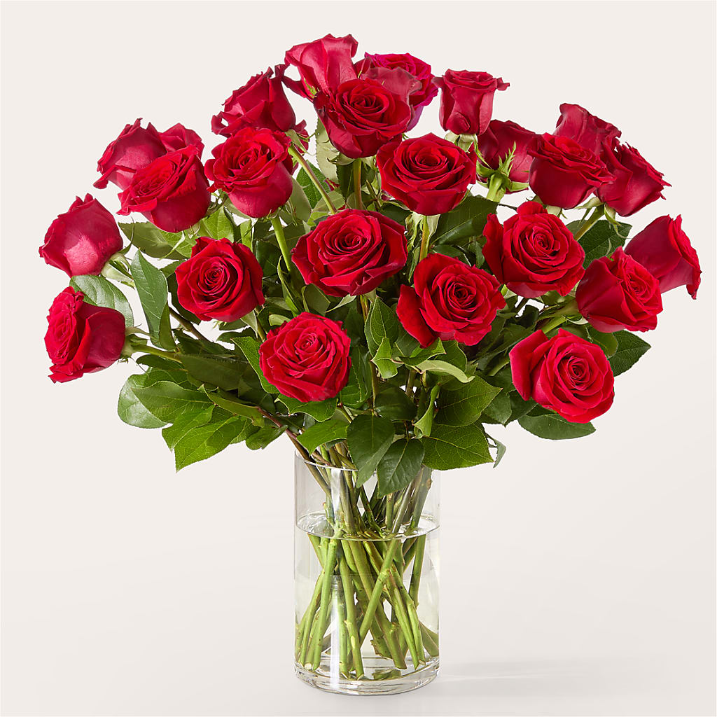 The One Red Rose Bouquet –  Velvet Leaf And Stem, Las Vegas NV