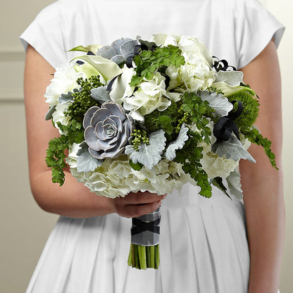 Sweet Innocence Bouquet –  Velvet Leaf And Stem, Las Vegas NV
