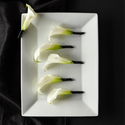 Calla Lily Promise Boutonniere –  Velvet Leaf And Stem, Las Vegas NV