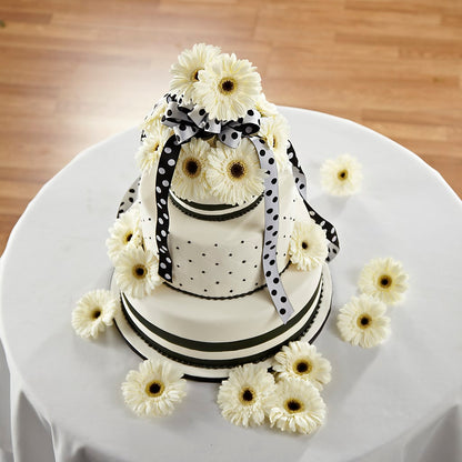 Simple Sophistication Cake Décor –  Velvet Leaf And Stem, Las Vegas NV