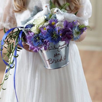 Enchantment Flower Girl Arrangement –  Velvet Leaf And Stem, Las Vegas NV