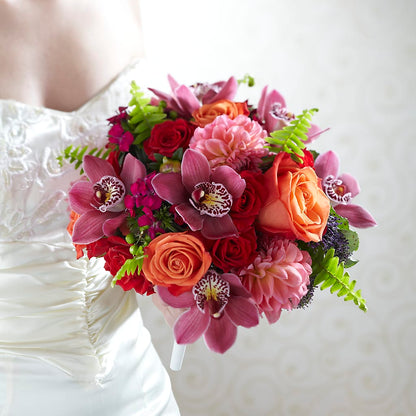 Brilliant Blossoms Bouquet –  Velvet Leaf And Stem, Las Vegas NV
