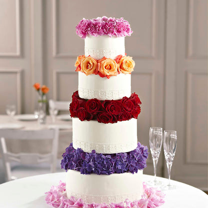 Infinite Love Cake Décor –  Velvet Leaf And Stem, Las Vegas NV