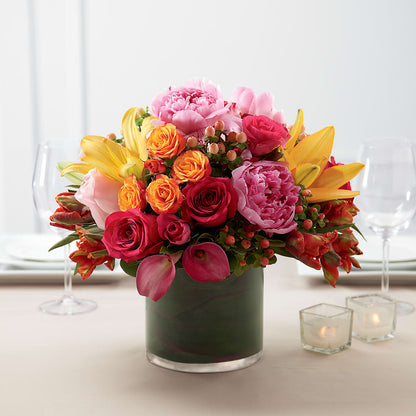 Color Mix Arrangement –  Velvet Leaf And Stem, Las Vegas NV