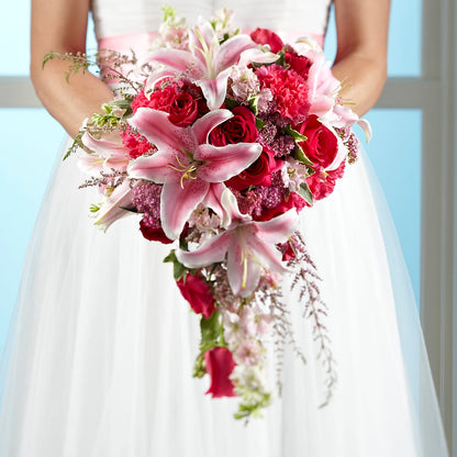 Lily & Rose Bouquet –  Velvet Leaf And Stem, Las Vegas NV
