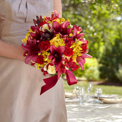Sunningdale Bouquet –  Velvet Leaf And Stem, Las Vegas NV