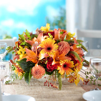 One and Only Centerpiece –  Velvet Leaf And Stem, Las Vegas NV
