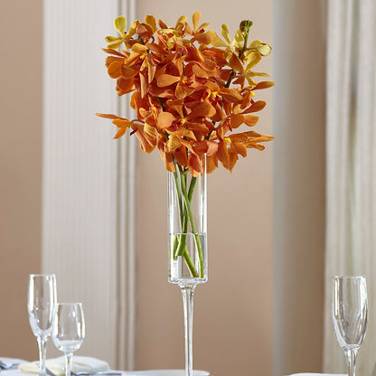 Orange Mokara Bouquet –  Velvet Leaf And Stem, Las Vegas NV