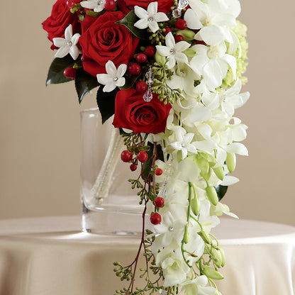 Here Comes the Bride Bouquet –  Velvet Leaf And Stem, Las Vegas NV