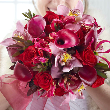 Heart of Hearts Bouquet –  Velvet Leaf And Stem, Las Vegas NV