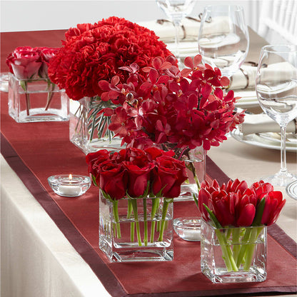Modern Grace Centerpiece –  Velvet Leaf And Stem, Las Vegas NV