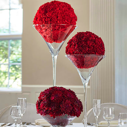 Our Special Vows Centerpiece –  Velvet Leaf And Stem, Las Vegas NV